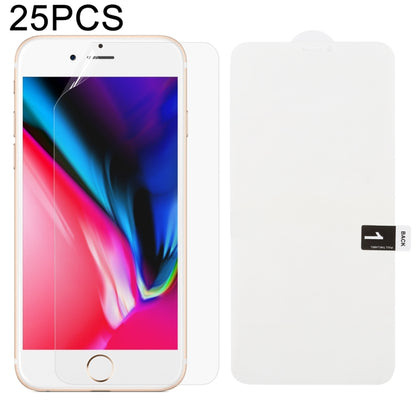 25 PCS Soft Hydrogel Film Full Cover Front Protector with Alcohol Cotton + Scratch Card for iPhone 7 Plus / 8 Plus - Front Protector by buy2fix | Online Shopping UK | buy2fix