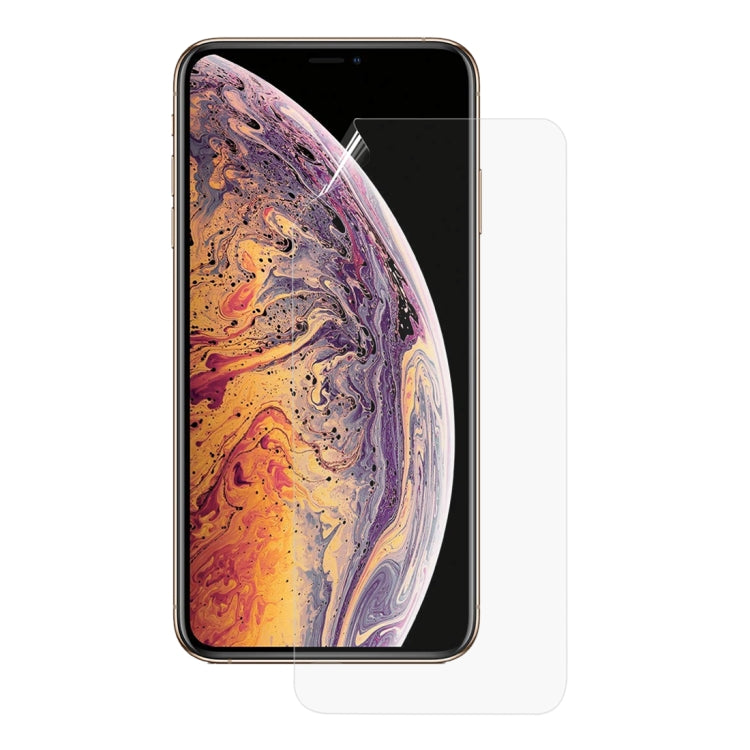 25 PCS Soft Hydrogel Film Full Cover Front Protector with Alcohol Cotton + Scratch Card for iPhone XS Max - Front Protector by buy2fix | Online Shopping UK | buy2fix