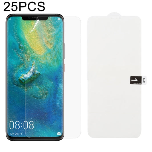 25 PCS Soft Hydrogel Film Full Cover Front Protector with Alcohol Cotton + Scratch Card for Huawei Mate 20 Pro - For Huawei by buy2fix | Online Shopping UK | buy2fix