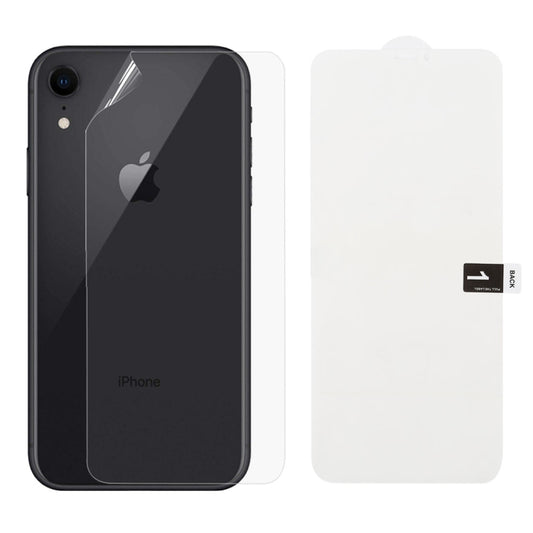 Soft Hydrogel Film Full Cover Back Protector for iPhone XR - Back Protector by buy2fix | Online Shopping UK | buy2fix