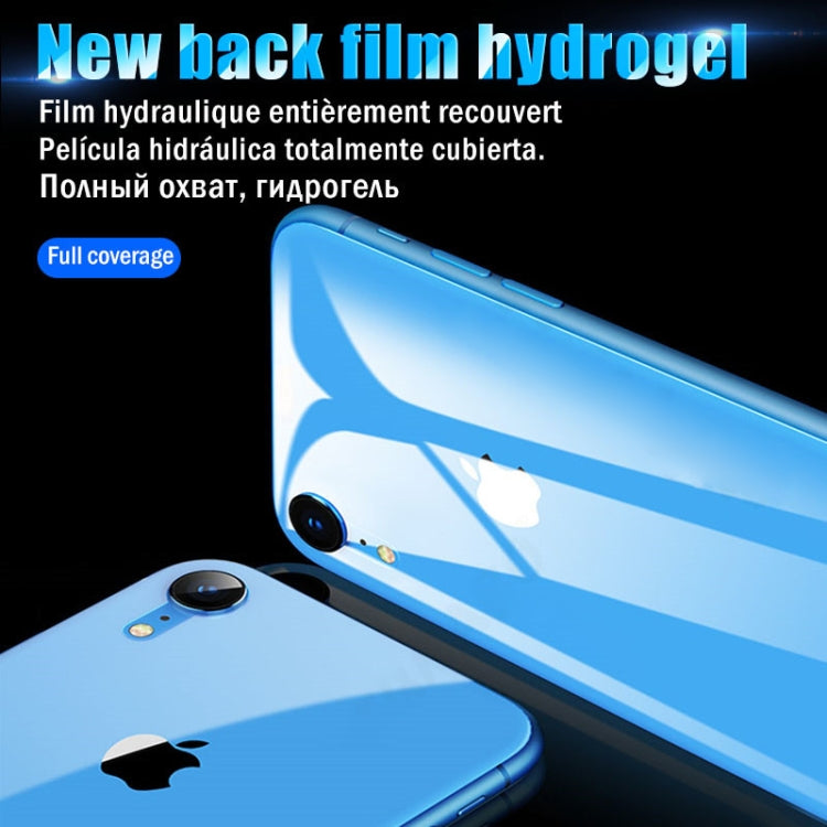 Soft Hydrogel Film Full Cover Back Protector for iPhone XR - Back Protector by buy2fix | Online Shopping UK | buy2fix
