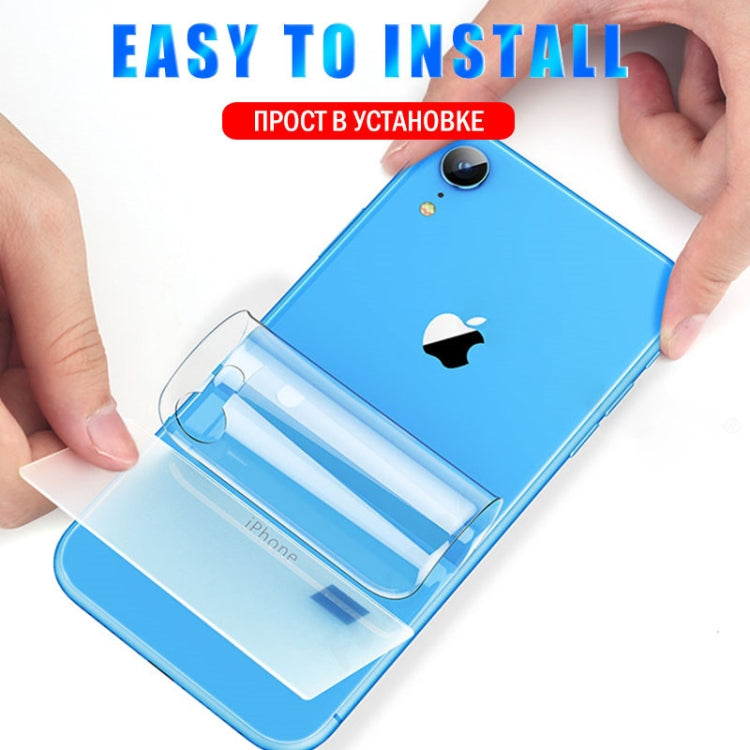 Soft Hydrogel Film Full Cover Back Protector for iPhone XR - Back Protector by buy2fix | Online Shopping UK | buy2fix