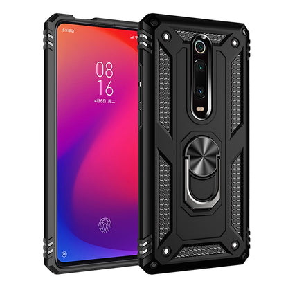 Armor Shockproof TPU + PC Protective Case with 360 Degree Rotation Holder for Xiaomi Redmi K20(Black) - Xiaomi Cases by buy2fix | Online Shopping UK | buy2fix