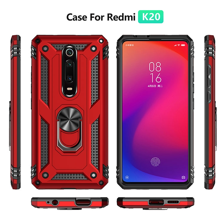 Armor Shockproof TPU + PC Protective Case with 360 Degree Rotation Holder for Xiaomi Redmi K20(Black) - Xiaomi Cases by buy2fix | Online Shopping UK | buy2fix