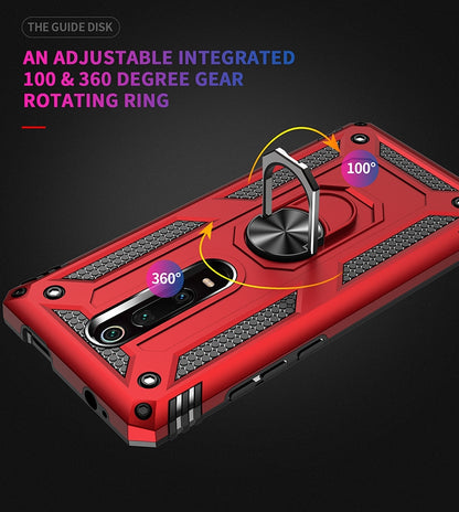 Armor Shockproof TPU + PC Protective Case with 360 Degree Rotation Holder for Xiaomi Redmi K20(Black) - Xiaomi Cases by buy2fix | Online Shopping UK | buy2fix