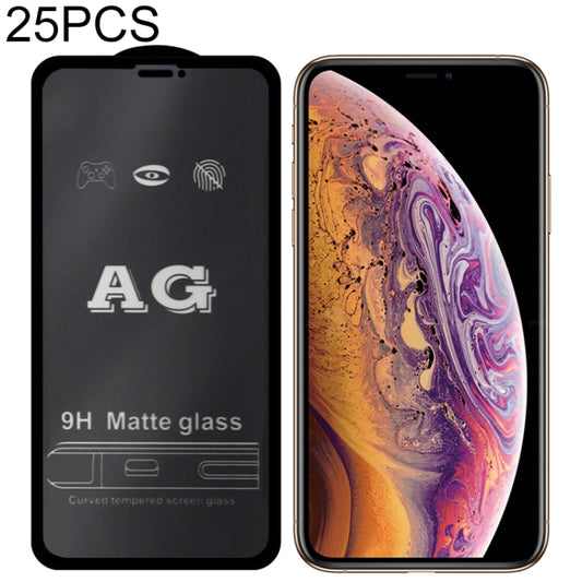 25 PCS AG Matte Frosted Full Cover Tempered Glass Film For iPhone 8 Plus & 7 Plus - iPhone 8 Plus & 7 Plus Tempered Glass by buy2fix | Online Shopping UK | buy2fix