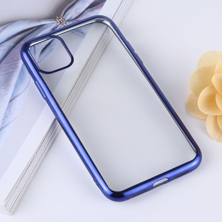 Transparent TPU Anti-Drop And Waterproof Mobile Phone Protective Case for iPhone 11 Pro(Blue) - iPhone 11 Pro Cases by buy2fix | Online Shopping UK | buy2fix