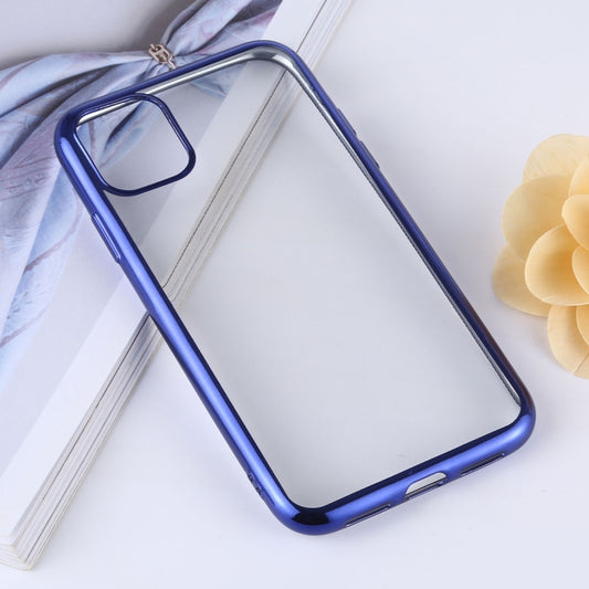 Transparent TPU Anti-Drop And Waterproof Mobile Phone Protective Case for iPhone 11 Pro(Blue) - iPhone 11 Pro Cases by buy2fix | Online Shopping UK | buy2fix