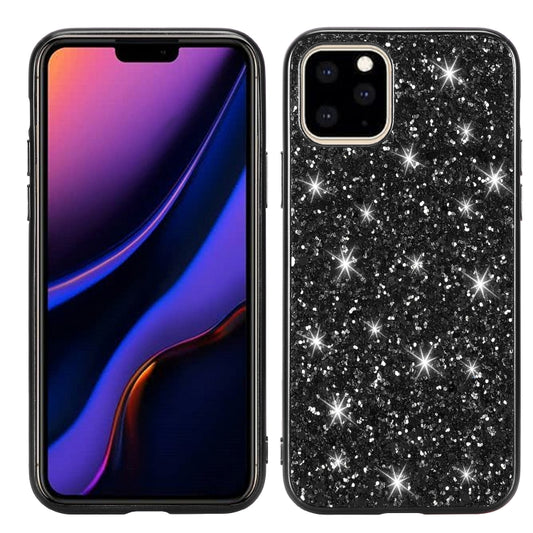 Glitter Powder Shockproof TPU Protective Case for iPhone 11 Pro Max(Black) - iPhone 11 Pro Max Cases by buy2fix | Online Shopping UK | buy2fix