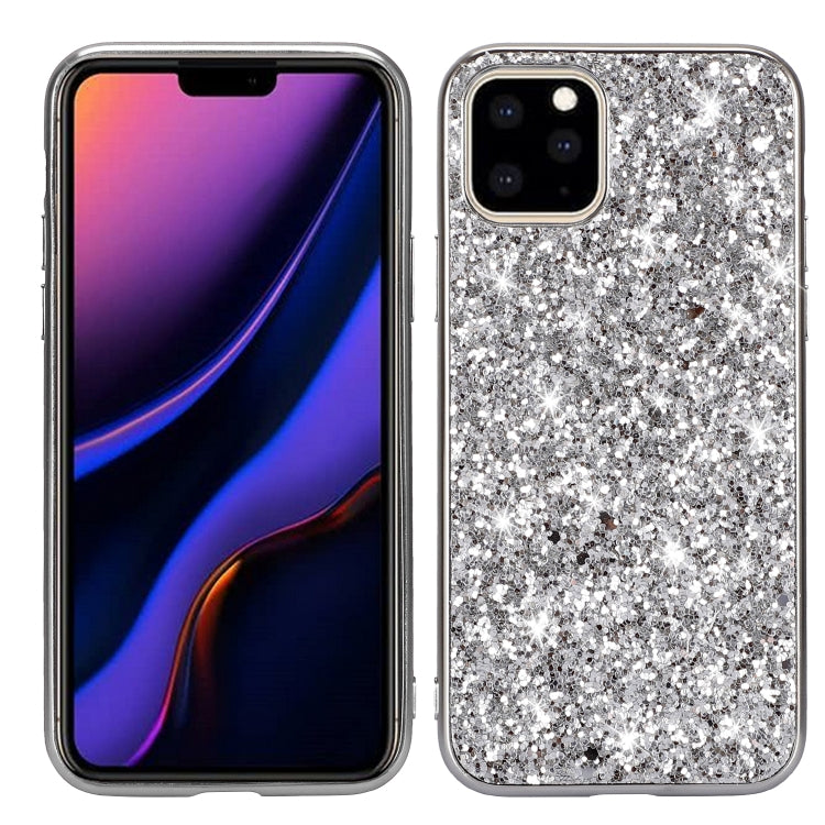 Glitter Powder Shockproof TPU Protective Case for iPhone 11 Pro Max(Silver) - iPhone 11 Pro Max Cases by buy2fix | Online Shopping UK | buy2fix