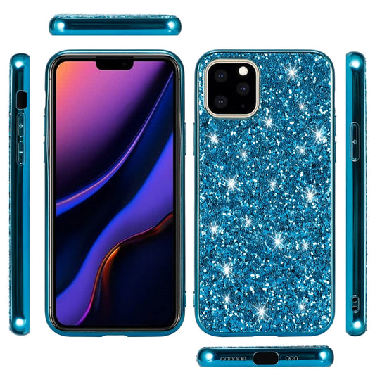 Glitter Powder Shockproof TPU Protective Case for iPhone 11 Pro Max(Silver) - iPhone 11 Pro Max Cases by buy2fix | Online Shopping UK | buy2fix