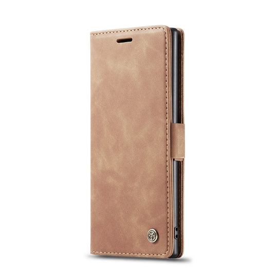 CaseMe-013 Multifunctional Horizontal Flip Leather Case with Card Slot & Holder & Wallet for Galaxy Note 10+(Brown) - Galaxy Phone Cases by CaseMe | Online Shopping UK | buy2fix