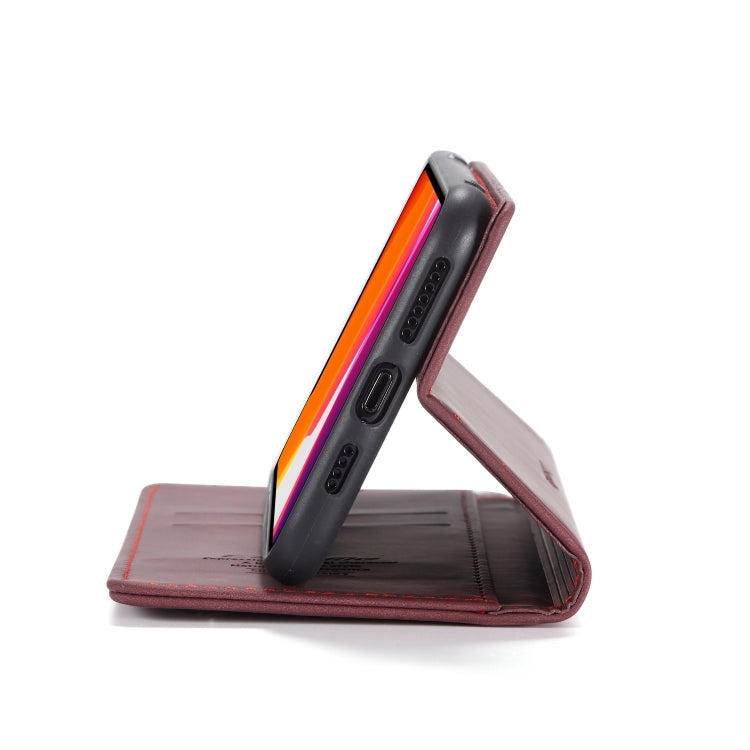 CaseMe-013 Multifunctional Horizontal Flip Leather Case with Card Slot & Holder & Wallet for iPhone 11 Pro(Wine) - iPhone 11 Pro Cases by CaseMe | Online Shopping UK | buy2fix