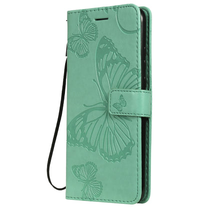 Pressed Printing Butterfly Pattern Horizontal Flip PU Leather Case with Holder & Card Slots & Wallet & Lanyard For Huawei P20 Lite 2019 / Nova 5i(Green) - Huawei Cases by buy2fix | Online Shopping UK | buy2fix