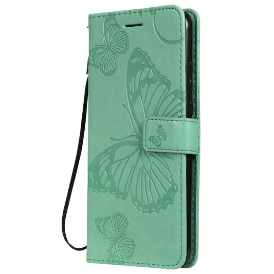 Pressed Printing Butterfly Pattern Horizontal Flip PU Leather Case with Holder & Card Slots & Wallet & Lanyard For Huawei P20 Lite 2019 / Nova 5i(Green) - Huawei Cases by buy2fix | Online Shopping UK | buy2fix