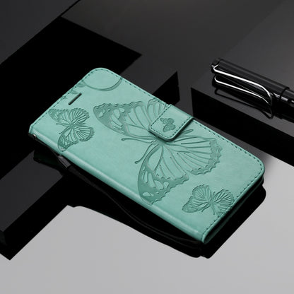 Pressed Printing Butterfly Pattern Horizontal Flip PU Leather Case with Holder & Card Slots & Wallet & Lanyard For Huawei P20 Lite 2019 / Nova 5i(Green) - Huawei Cases by buy2fix | Online Shopping UK | buy2fix