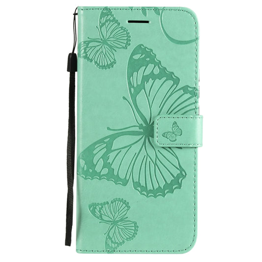 Pressed Printing Butterfly Pattern Horizontal Flip PU Leather Case with Holder & Card Slots & Wallet & Lanyard For Huawei P Smart Z / Y9 Prime 2019(Green) - Huawei Cases by buy2fix | Online Shopping UK | buy2fix
