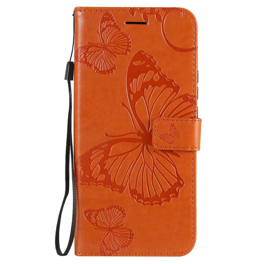 Pressed Printing Butterfly Pattern Horizontal Flip PU Leather Case with Holder & Card Slots & Wallet & Lanyard For Huawei P Smart Z / Y9 Prime 2019(Orange) - Huawei Cases by buy2fix | Online Shopping UK | buy2fix