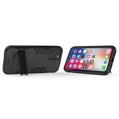 Shockproof PC + TPU Case with Holder for 11 Pro(Black) - iPhone 11 Pro Cases by buy2fix | Online Shopping UK | buy2fix