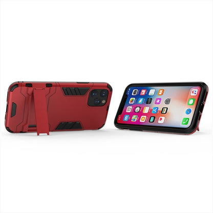 Shockproof PC + TPU Case with Holder for 11 Pro(Red) - iPhone 11 Pro Cases by buy2fix | Online Shopping UK | buy2fix