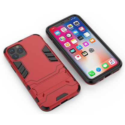 Shockproof PC + TPU Case with Holder for 11 Pro(Red) - iPhone 11 Pro Cases by buy2fix | Online Shopping UK | buy2fix