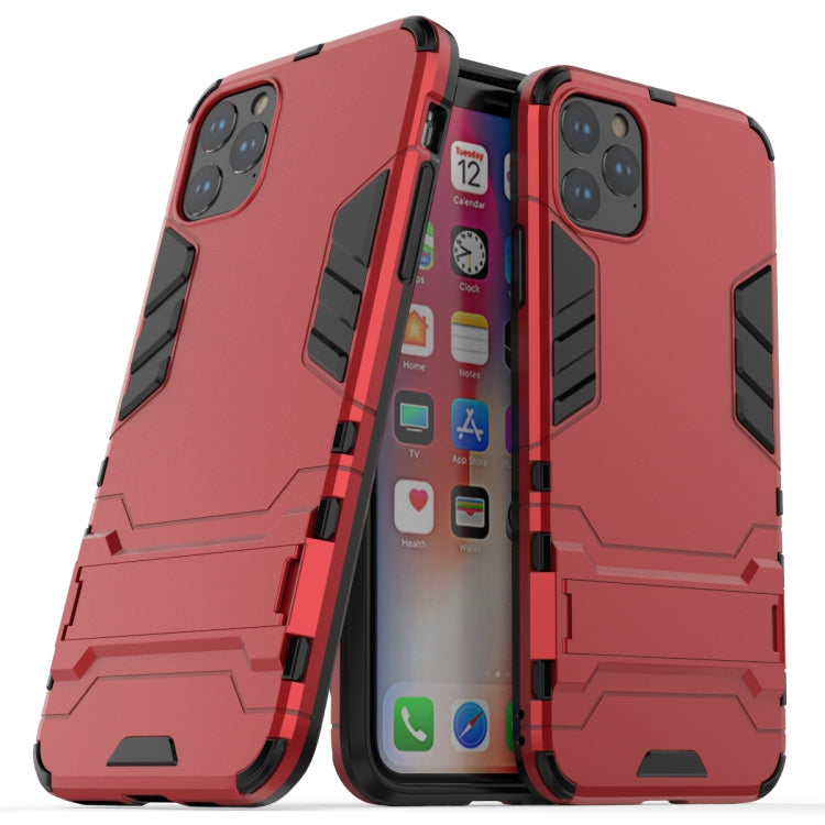 Shockproof PC + TPU Case with Holder for 11 Pro Max(Red) - iPhone 11 Pro Max Cases by buy2fix | Online Shopping UK | buy2fix