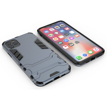 Shockproof PC + TPU Case with Holder for 11 Pro Max(Navy) - iPhone 11 Pro Max Cases by buy2fix | Online Shopping UK | buy2fix