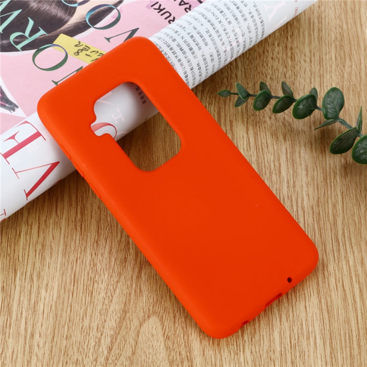 Solid Color Liquid Silicone Shockproof Full Coverage Case For Motorola One Zoom(Red) - Motorola Cases by buy2fix | Online Shopping UK | buy2fix