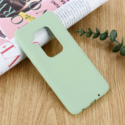 Solid Color Liquid Silicone Shockproof Full Coverage Case For Motorola One Zoom(Green) - Motorola Cases by buy2fix | Online Shopping UK | buy2fix