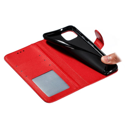 Feather Pattern Litchi Texture Horizontal Flip Leather Case with Wallet & Holder & Card Slots For Google Pixel 4XL(Red) - Google Cases by buy2fix | Online Shopping UK | buy2fix