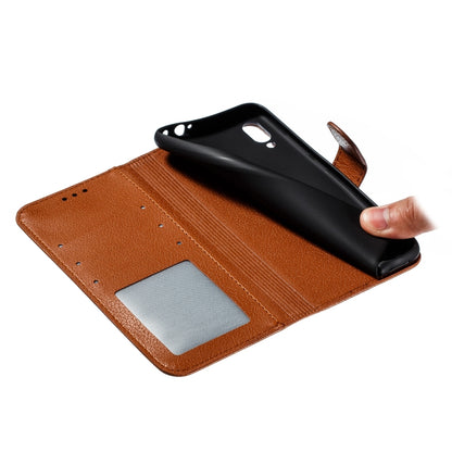 Feather Pattern Litchi Texture Horizontal Flip Leather Case with Wallet & Holder & Card Slots For Xiaomi Redmi Note 7(Brown) - Xiaomi Cases by buy2fix | Online Shopping UK | buy2fix
