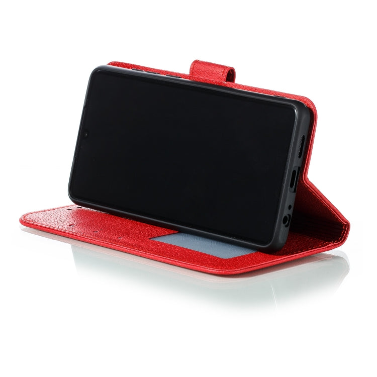 Feather Pattern Litchi Texture Horizontal Flip Leather Case with Wallet & Holder & Card Slots For Huawei P30(Red) - Huawei Cases by buy2fix | Online Shopping UK | buy2fix