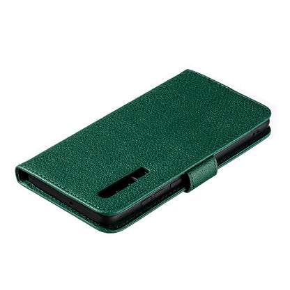 Feather Pattern Litchi Texture Horizontal Flip Leather Case with Wallet & Holder & Card Slots For Huawei P30(Green) - Huawei Cases by buy2fix | Online Shopping UK | buy2fix