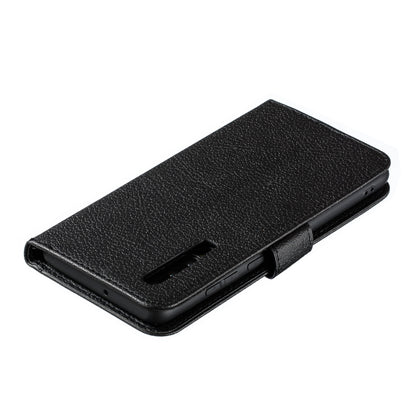 Feather Pattern Litchi Texture Horizontal Flip Leather Case with Wallet & Holder & Card Slots For Huawei P30(Black) - Huawei Cases by buy2fix | Online Shopping UK | buy2fix