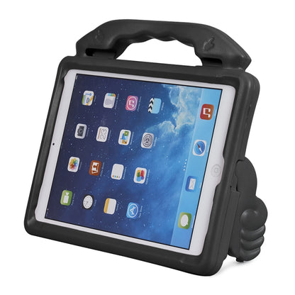 Shockproof EVA Thumb Bumper Case with Handle & Holder for iPad 9.7(Black) - iPad 9.7 (2018) & (2017) Cases by buy2fix | Online Shopping UK | buy2fix