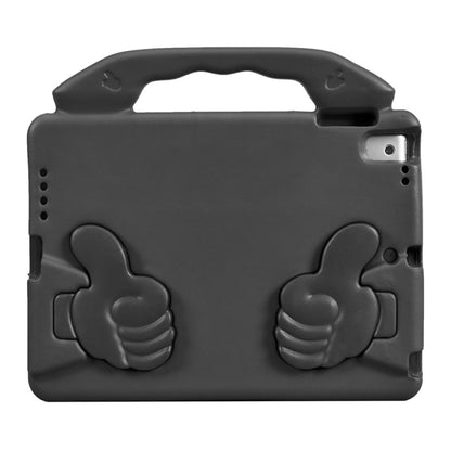 Shockproof EVA Thumb Bumper Case with Handle & Holder for iPad 9.7(Black) - iPad 9.7 (2018) & (2017) Cases by buy2fix | Online Shopping UK | buy2fix