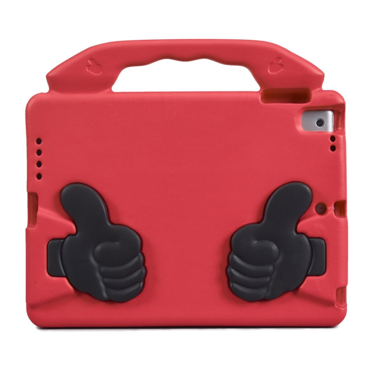 Shockproof EVA Thumb Bumper Case with Handle & Holder for iPad 9.7(Red) - iPad 9.7 (2018) & (2017) Cases by buy2fix | Online Shopping UK | buy2fix
