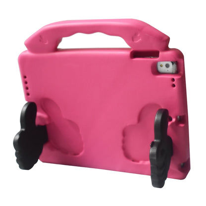 Shockproof EVA Thumb Bumper Case with Handle & Holder for iPad 9.7(Rose Red) - iPad 9.7 (2018) & (2017) Cases by buy2fix | Online Shopping UK | buy2fix