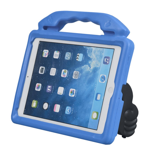 Shockproof EVA Thumb Bumper Case with Handle & Holder for iPad 9.7(Blue) - iPad 9.7 (2018) & (2017) Cases by buy2fix | Online Shopping UK | buy2fix