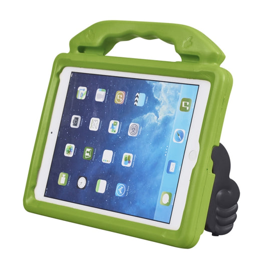 Shockproof EVA Thumb Bumper Case with Handle & Holder for iPad 9.7(Green) - iPad 9.7 (2018) & (2017) Cases by buy2fix | Online Shopping UK | buy2fix