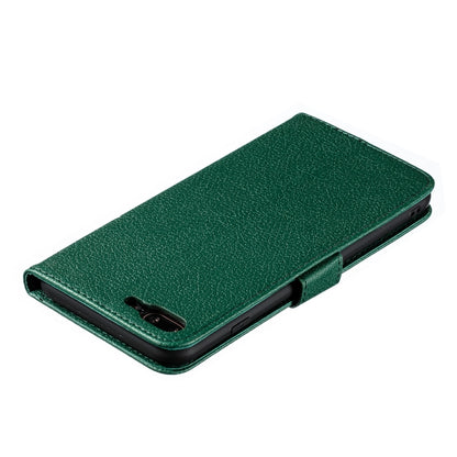 Feather Pattern Litchi Texture Horizontal Flip Leather Case with Wallet & Holder & Card Slots For iPhone 7 Plus / 8 Plus(Green) - More iPhone Cases by buy2fix | Online Shopping UK | buy2fix