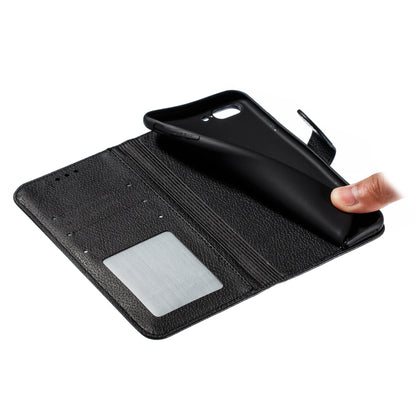 Feather Pattern Litchi Texture Horizontal Flip Leather Case with Wallet & Holder & Card Slots For iPhone 7 Plus / 8 Plus(Black) - More iPhone Cases by buy2fix | Online Shopping UK | buy2fix
