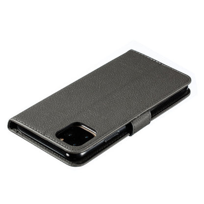 For iPhone 11 Pro Feather Pattern Litchi Texture Horizontal Flip Leather Case with Wallet & Holder & Card Slots (Gray) - iPhone 11 Pro Cases by buy2fix | Online Shopping UK | buy2fix