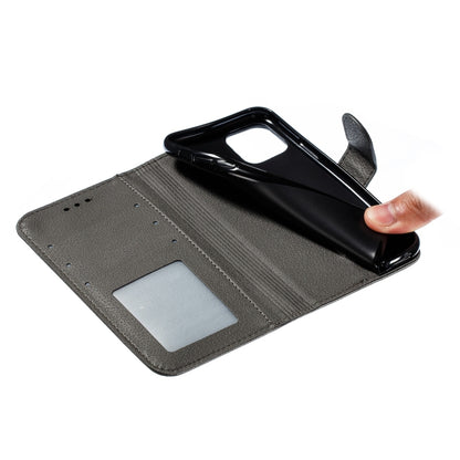 For iPhone 11 Pro Feather Pattern Litchi Texture Horizontal Flip Leather Case with Wallet & Holder & Card Slots (Gray) - iPhone 11 Pro Cases by buy2fix | Online Shopping UK | buy2fix