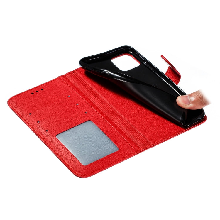 For iPhone 11 Pro Max Feather Pattern Litchi Texture Horizontal Flip Leather Case with Wallet & Holder & Card Slots (Red) - iPhone 11 Pro Max Cases by buy2fix | Online Shopping UK | buy2fix