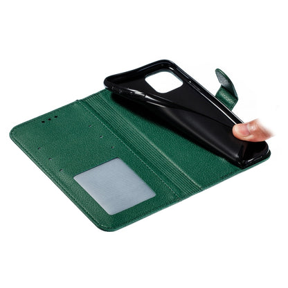 For iPhone 11 Pro Max Feather Pattern Litchi Texture Horizontal Flip Leather Case with Wallet & Holder & Card Slots (Green) - iPhone 11 Pro Max Cases by buy2fix | Online Shopping UK | buy2fix