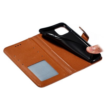 For iPhone 11 Pro Max Feather Pattern Litchi Texture Horizontal Flip Leather Case with Wallet & Holder & Card Slots (Brown) - iPhone 11 Pro Max Cases by buy2fix | Online Shopping UK | buy2fix