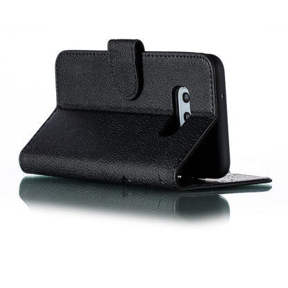Feather Pattern Litchi Texture Horizontal Flip Leather Case with Wallet & Holder & Card Slots For Galaxy S10e(Black) by buy2fix