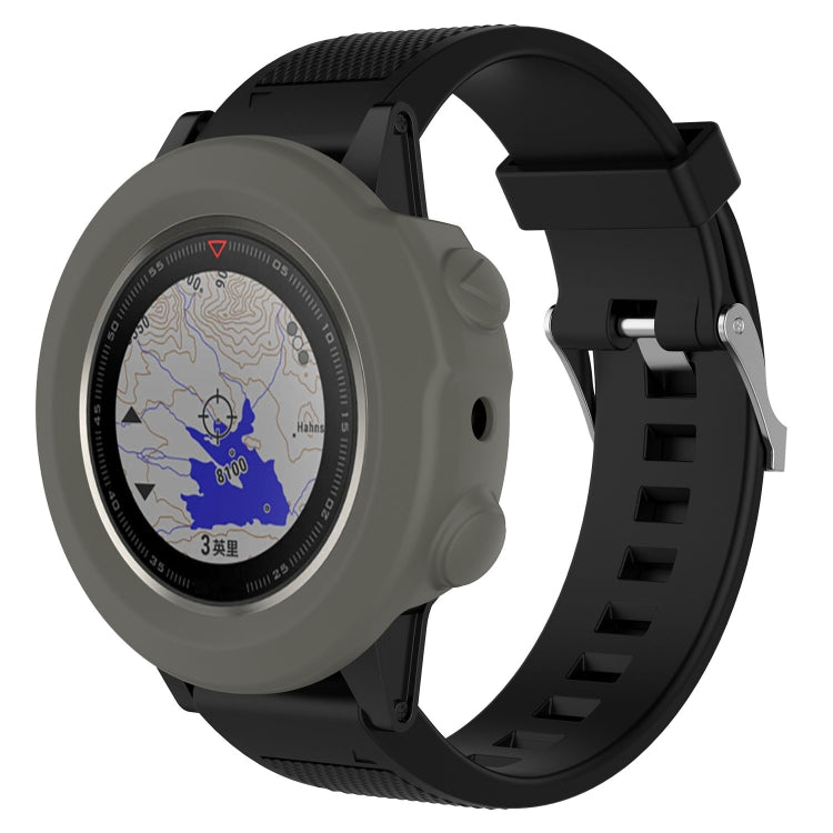 Smart Watch Silicone Protective Case, Host not Included for Garmin Fenix 5X(Grey) - Watch Cases by buy2fix | Online Shopping UK | buy2fix