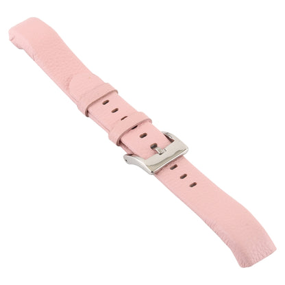 Smart Watch Shiny Leather Watch Band for Fitbit Alta(Pink) - Watch Bands by buy2fix | Online Shopping UK | buy2fix